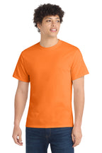 Port & Co Core Cotton Tee - Neon Orange