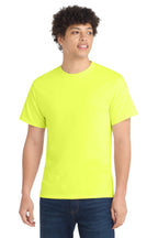 Port & Co Core Cotton Tee - Neon Yellow