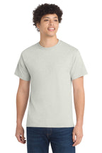 Port & Co Core Cotton Tee - Oatmeal Heather