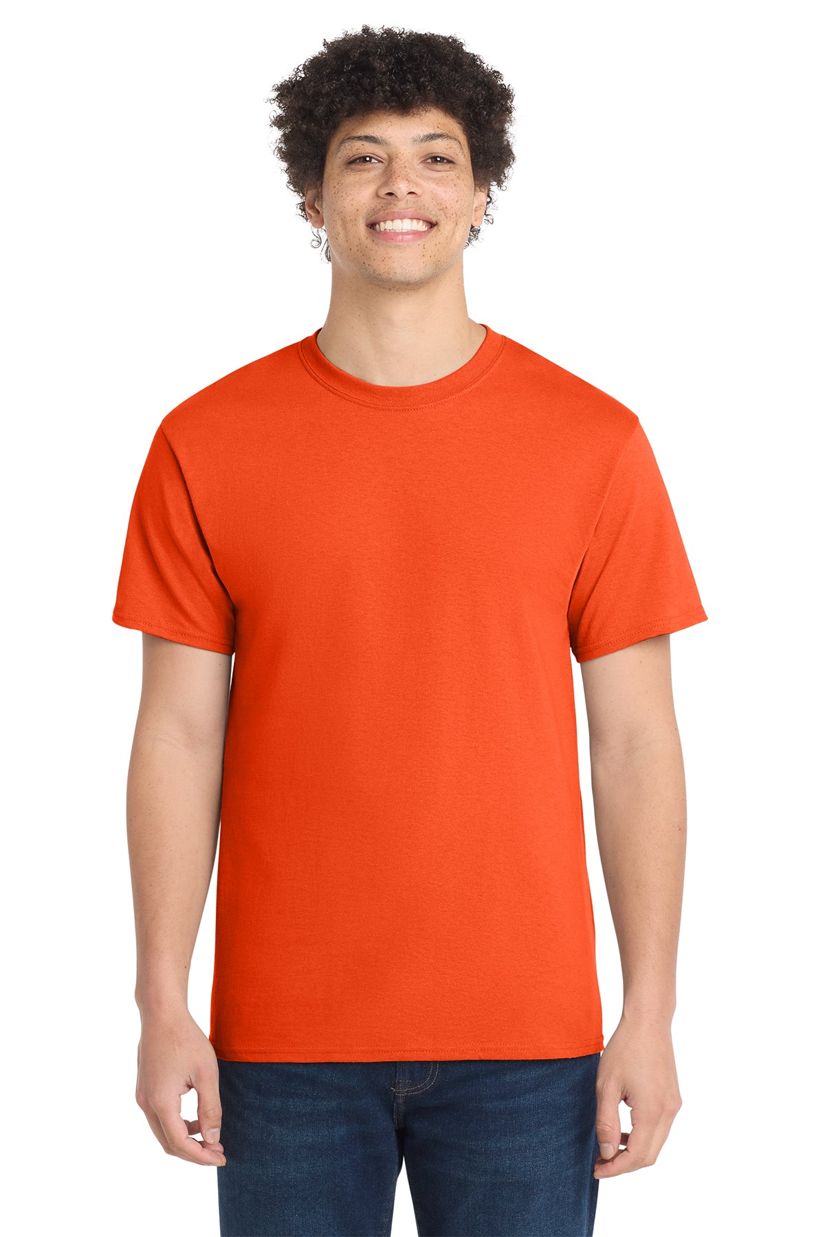 Port & Co Core Cotton Tee - Orange