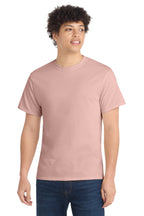 Port & Co Core Cotton Tee - Pale Blush