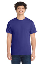 Port & Co Core Cotton Tee - Purple