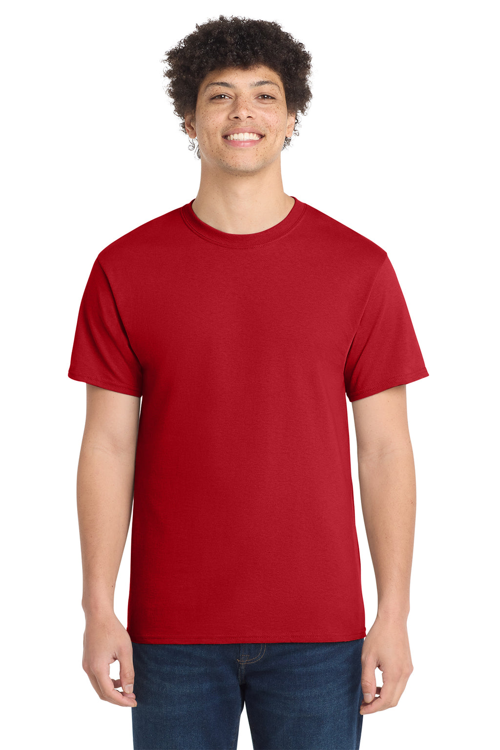 Port & Co Core Cotton Tee - Red