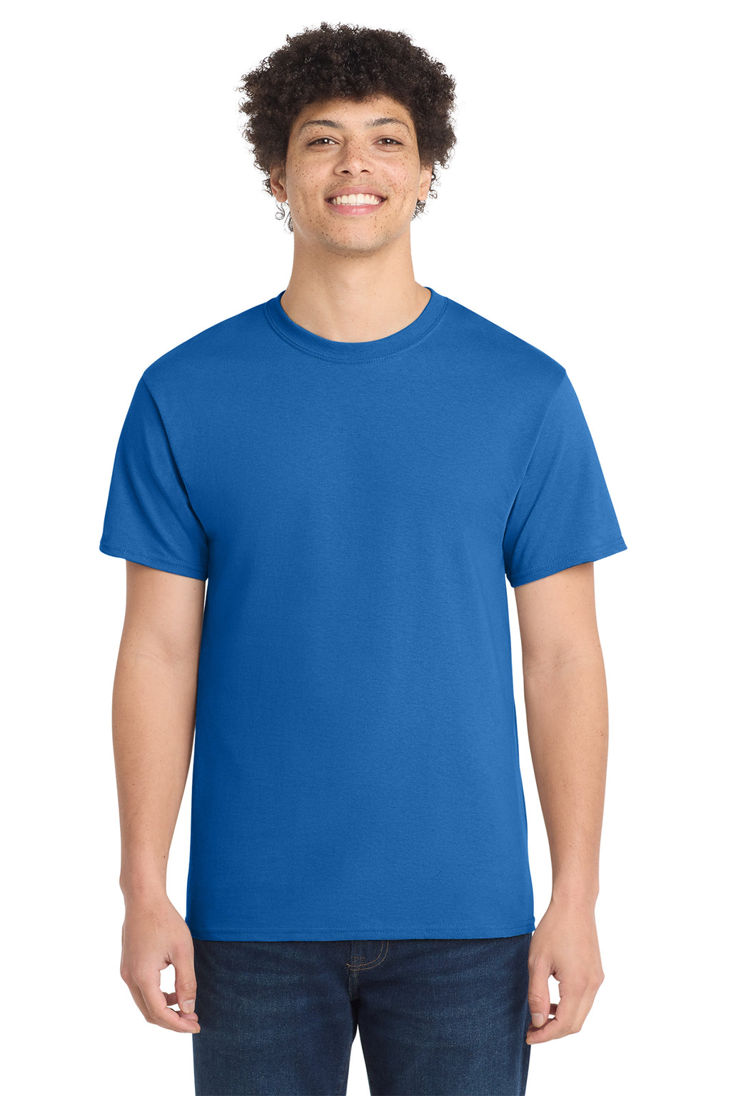 Port & Co Core Cotton Tee - Royal