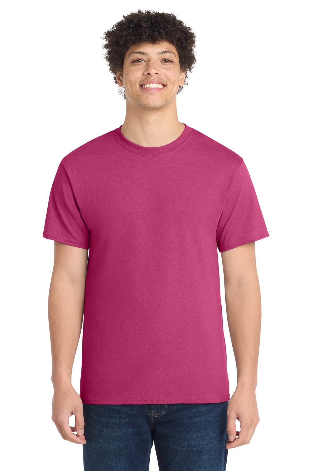 Port & Co Core Cotton Tee - Sangria