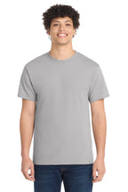 Port & Co Core Cotton Tee - Silver