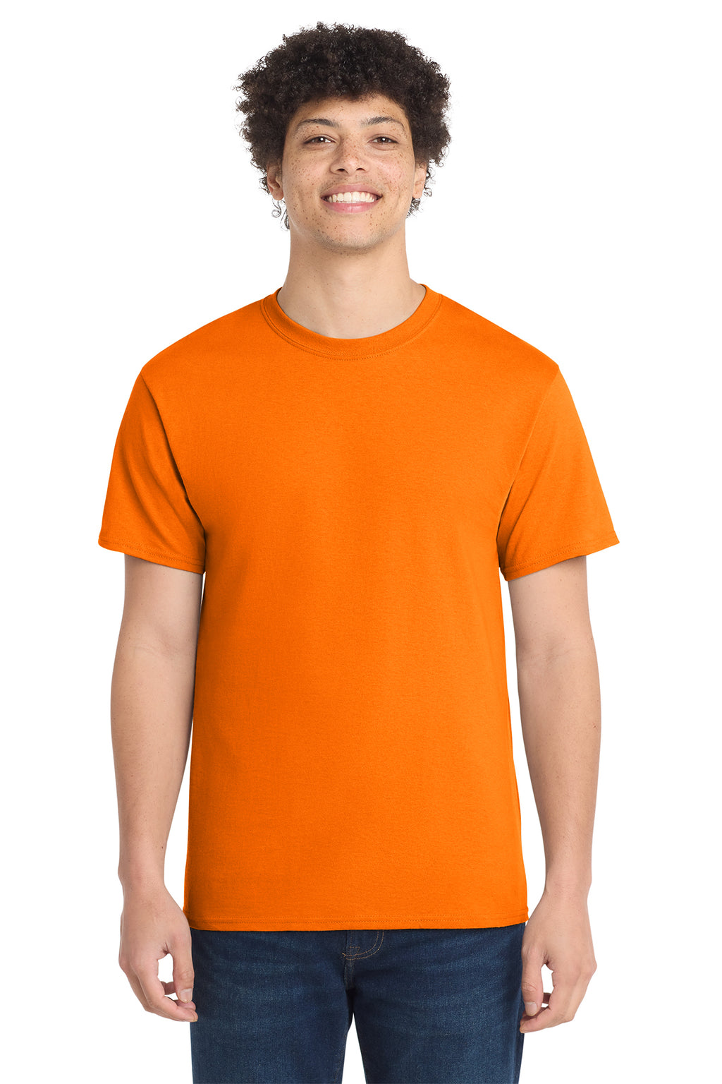 Port & Co Core Cotton Tee - Tennessee Orange
