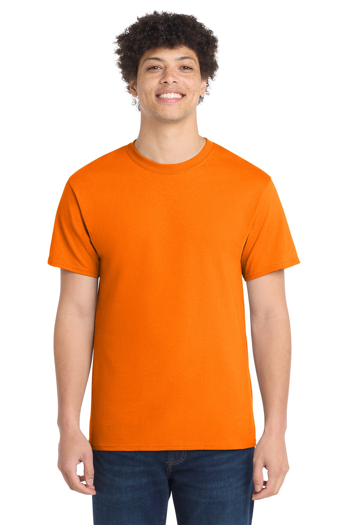 Port & Co Core Cotton Tee - Tennessee Orange