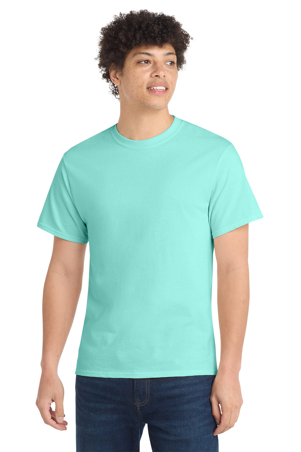 Port & Co Core Cotton Tee - True Celadon