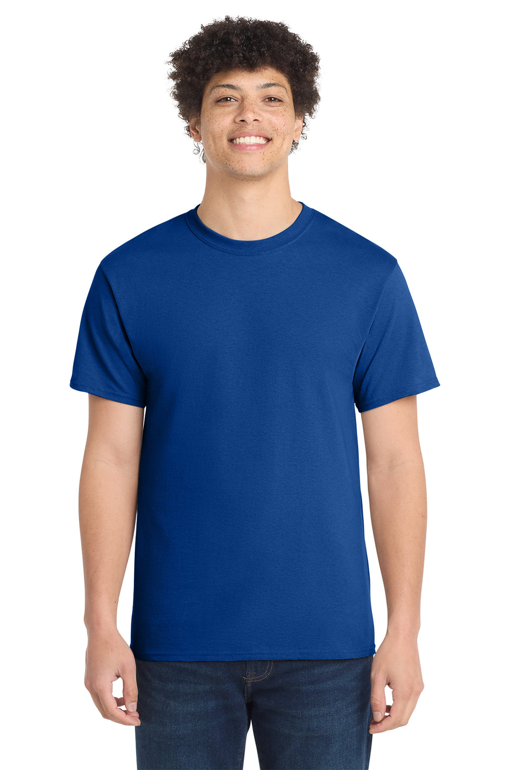 Port & Co Core Cotton Tee - True Royal