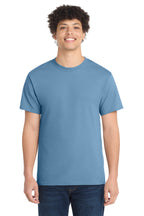 Port & Co Core Cotton Tee - Tundra Blue