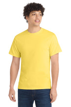 Port & Co Core Cotton Tee - Yellow