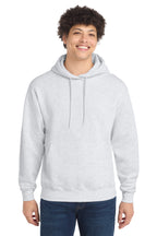 Port & Co Core Fleece Pull Over Hooded Sweatshirt - Ash