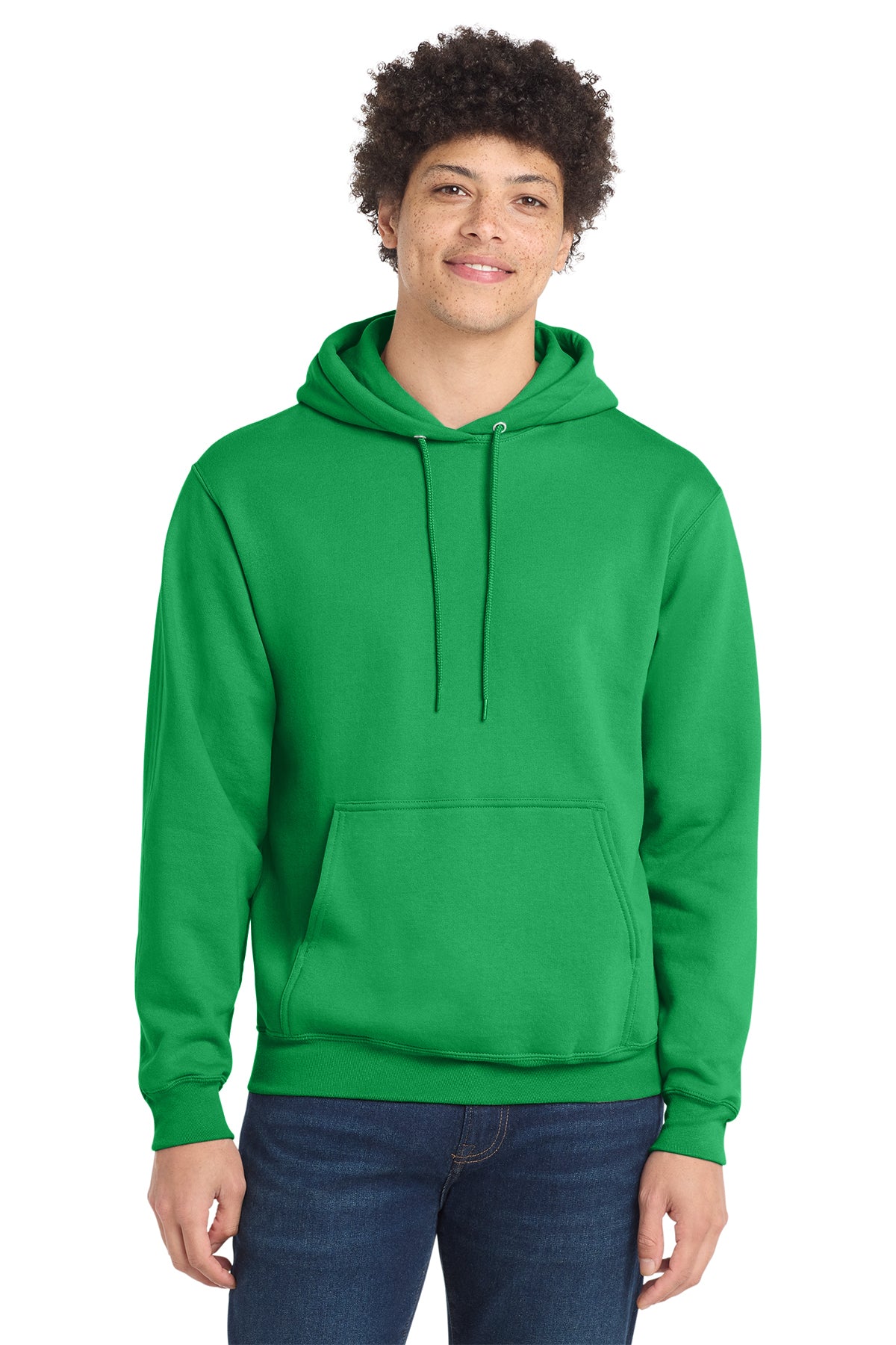 Port & Co Core Fleece Pull Over Hooded Sweatshirt - Clover Green