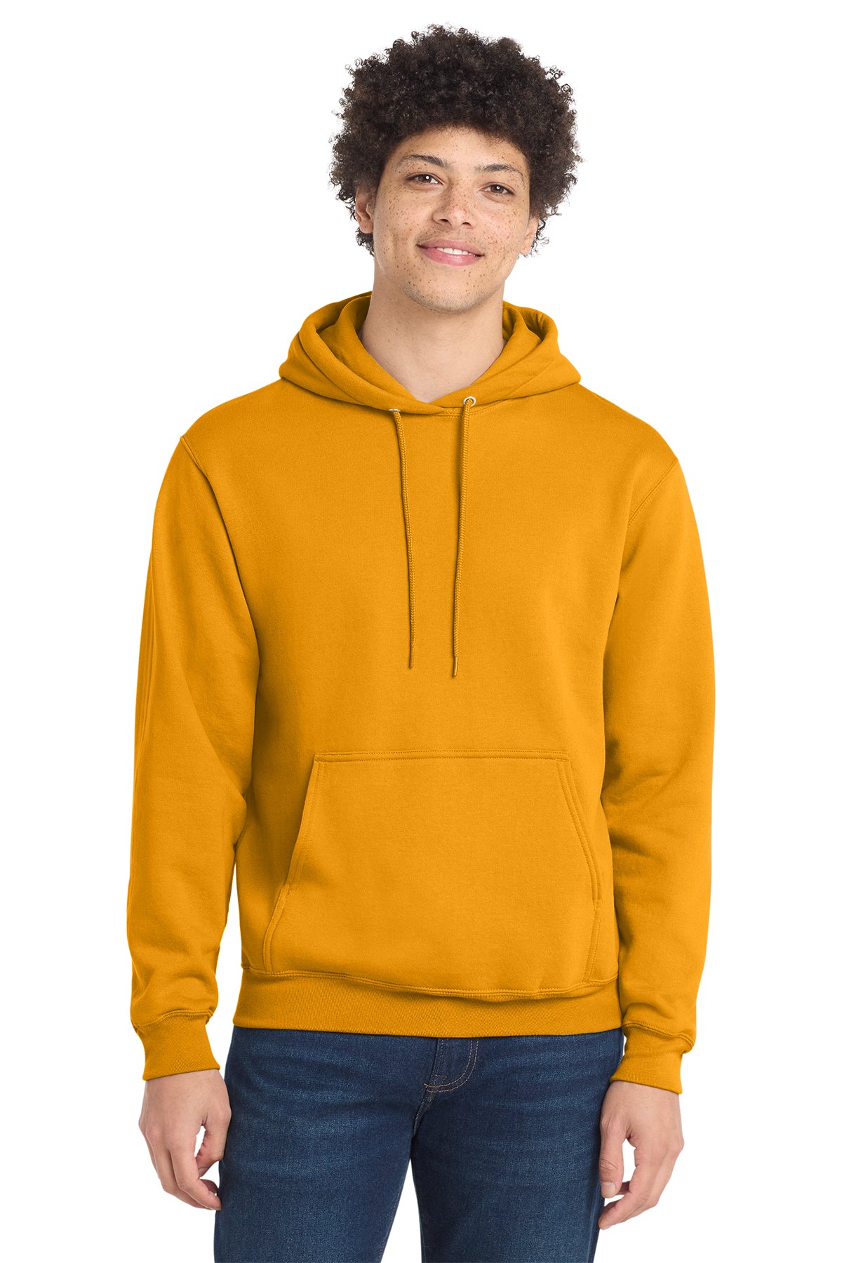 Port & Co Core Fleece Pull Over Hooded Sweatshirt - Gold