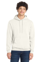 Port & Co Core Fleece Pull Over Hooded Sweatshirt - Ivory