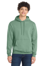 Port & Co Core Fleece Pull Over Hooded Sweatshirt - Laurel Green