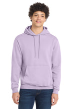Port & Co Core Fleece Pull Over Hooded Sweatshirt - Lavender