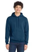 Port & Co Core Fleece Pull Over Hooded Sweatshirt - Neptune Blue