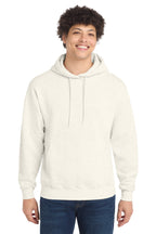 Port & Co Core Fleece Pull Over Hooded Sweatshirt - Oatmeal Heather