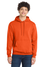 Port & Co Core Fleece Pull Over Hooded Sweatshirt - Orange