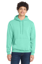 Port & Co Core Fleece Pull Over Hooded Sweatshirt - True Celadon