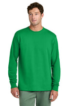 Port & Co Core Long Sleeve Tee - Clover Green