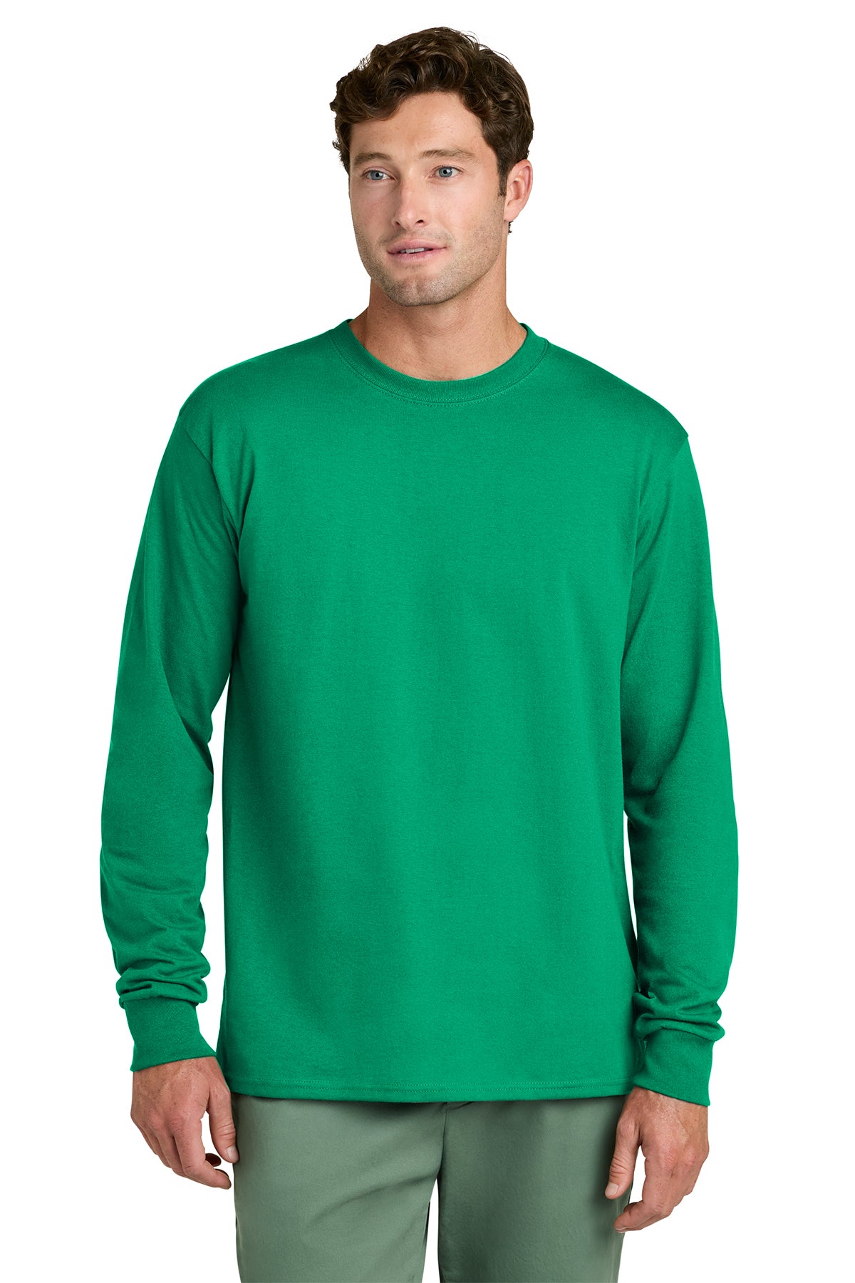Port & Co Core Long Sleeve Tee - Kelly