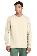 Port & Co Core Long Sleeve Tee - Natural