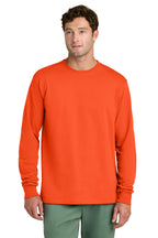 Port & Co Core Long Sleeve Tee - Orange