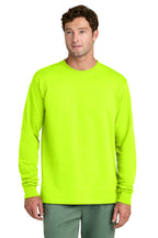 Port & Co Core Long Sleeve Tee - S. Green