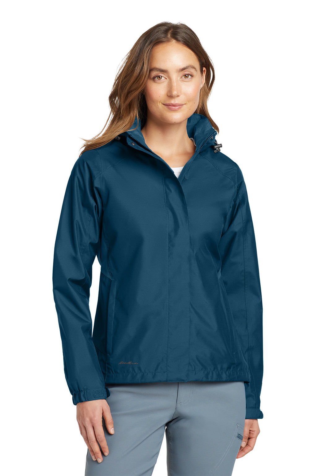 Eddie Bauer® Women's Rain Jacket - Deep Sea Blue