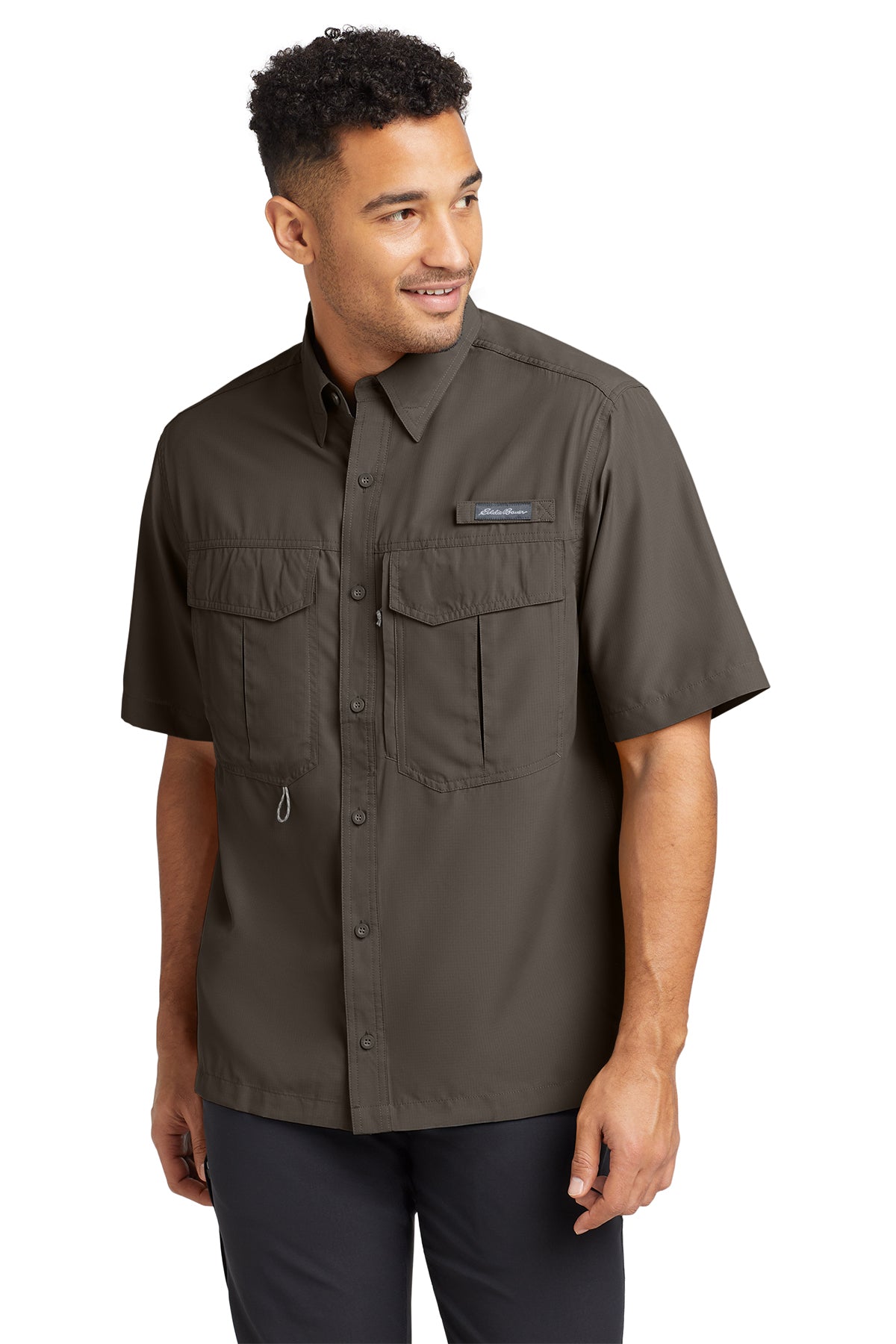 Eddie Bauer® Short Sleeve Performance Fishing Shirt - Boulder