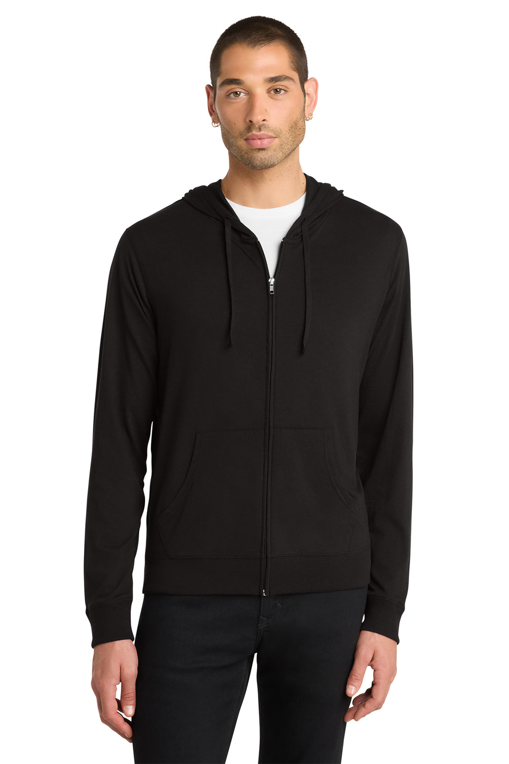 District® Jersey Full-Zip Hoodie