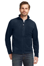 Eddie Bauer® Full-Zip Microfleece Jacket - Navy
