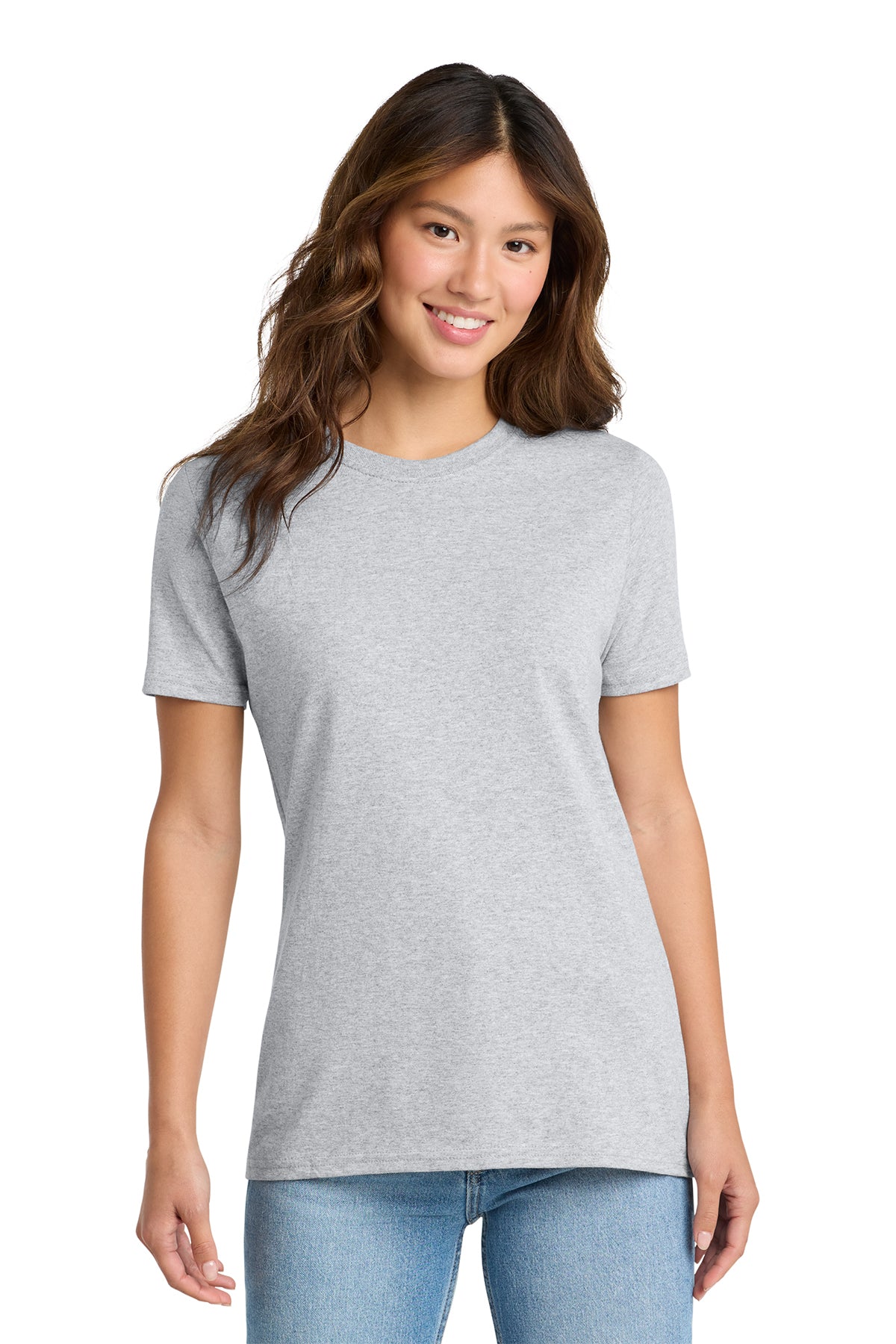 Port & Co Long Tee - Ash