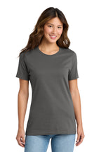 Port & Co Long Tee - Charcoal