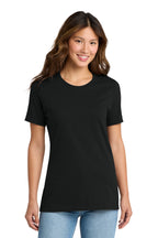 Port & Co Long Tee - Jet Black
