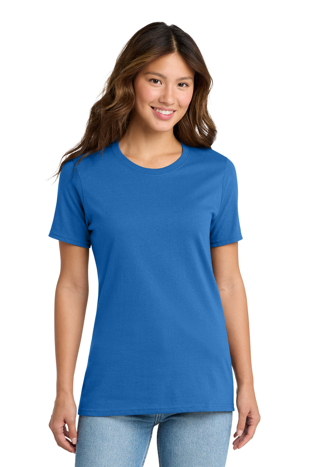Port & Co Long Tee - Royal