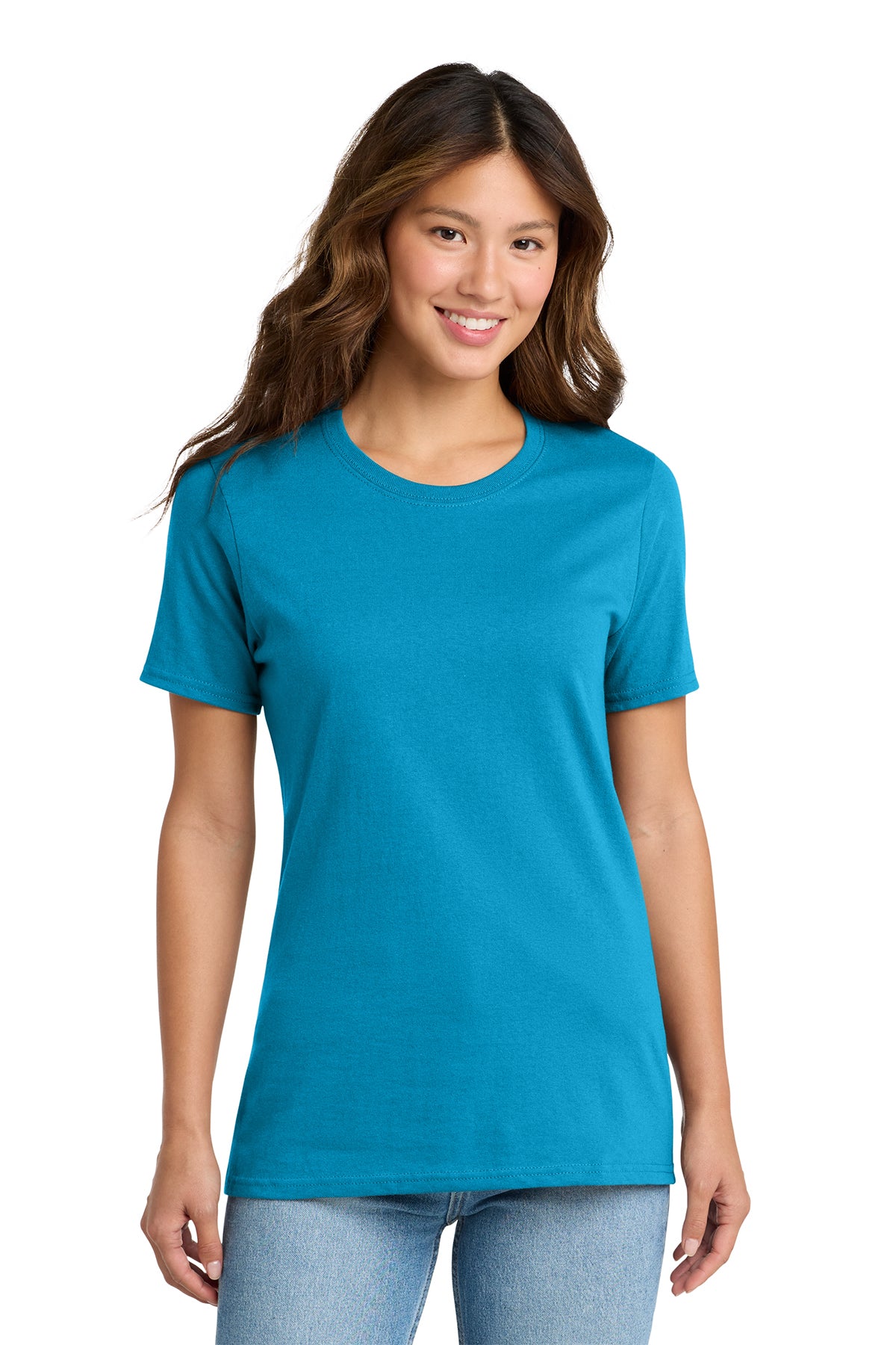 Port & Co Long Tee - Sapphire