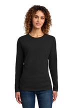 Port & Co Long Sleeve Long Tee - Jet Black
