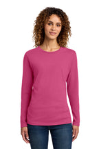 Port & Co Long Sleeve Long Tee - Sangria