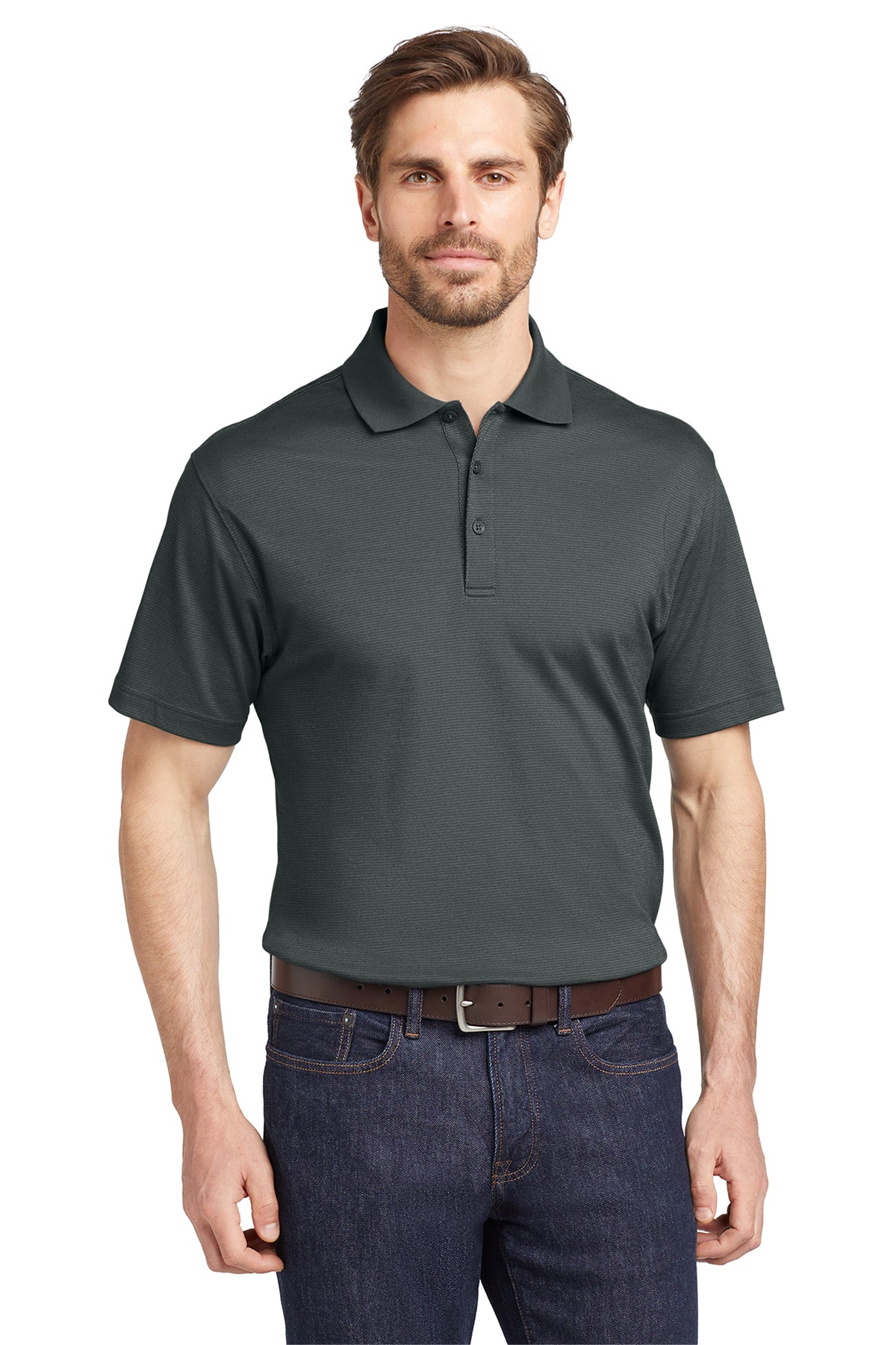 Eddie Bauer® Performance Polo - Grey Steel