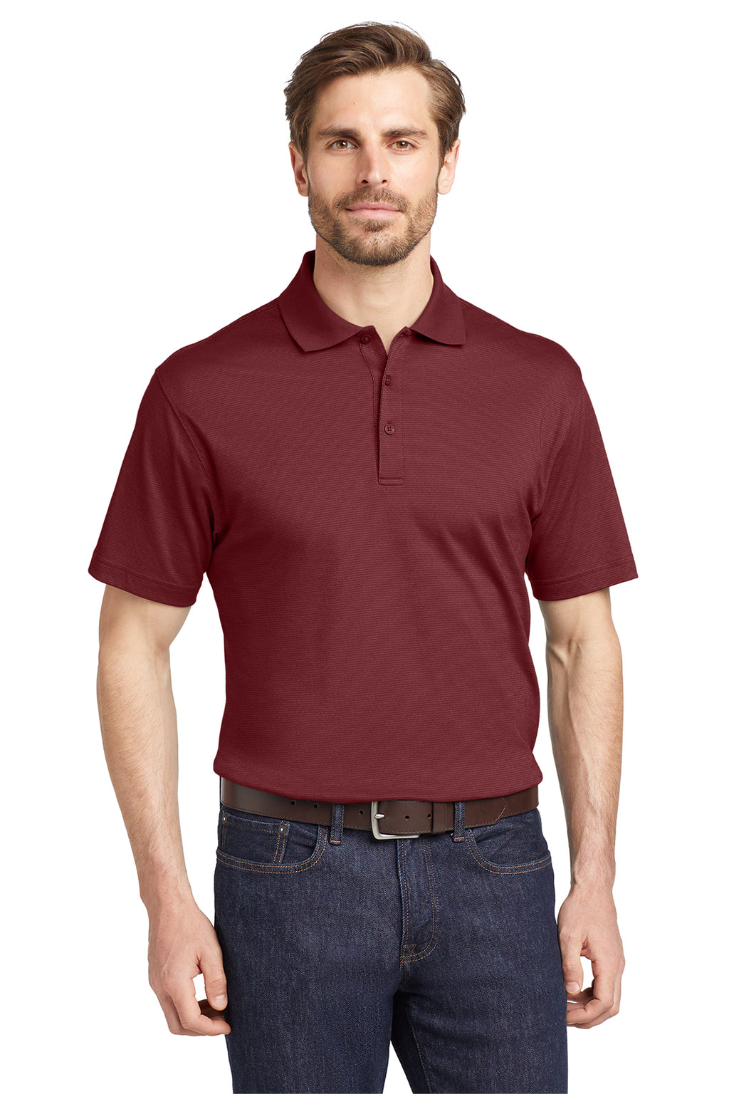 Eddie Bauer® Performance Polo - Red Rhubarb