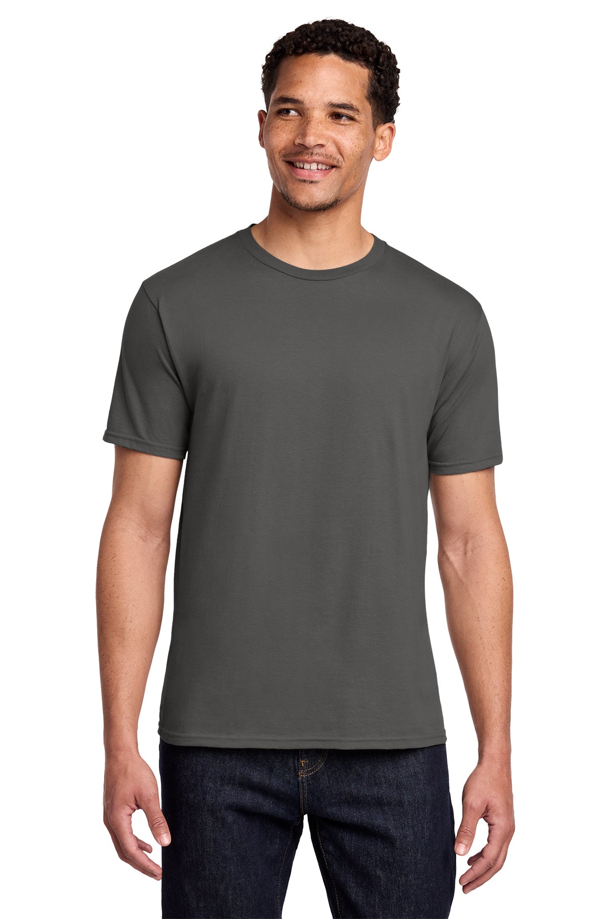 Port & Co Fan Favorite Tee - Charcoal