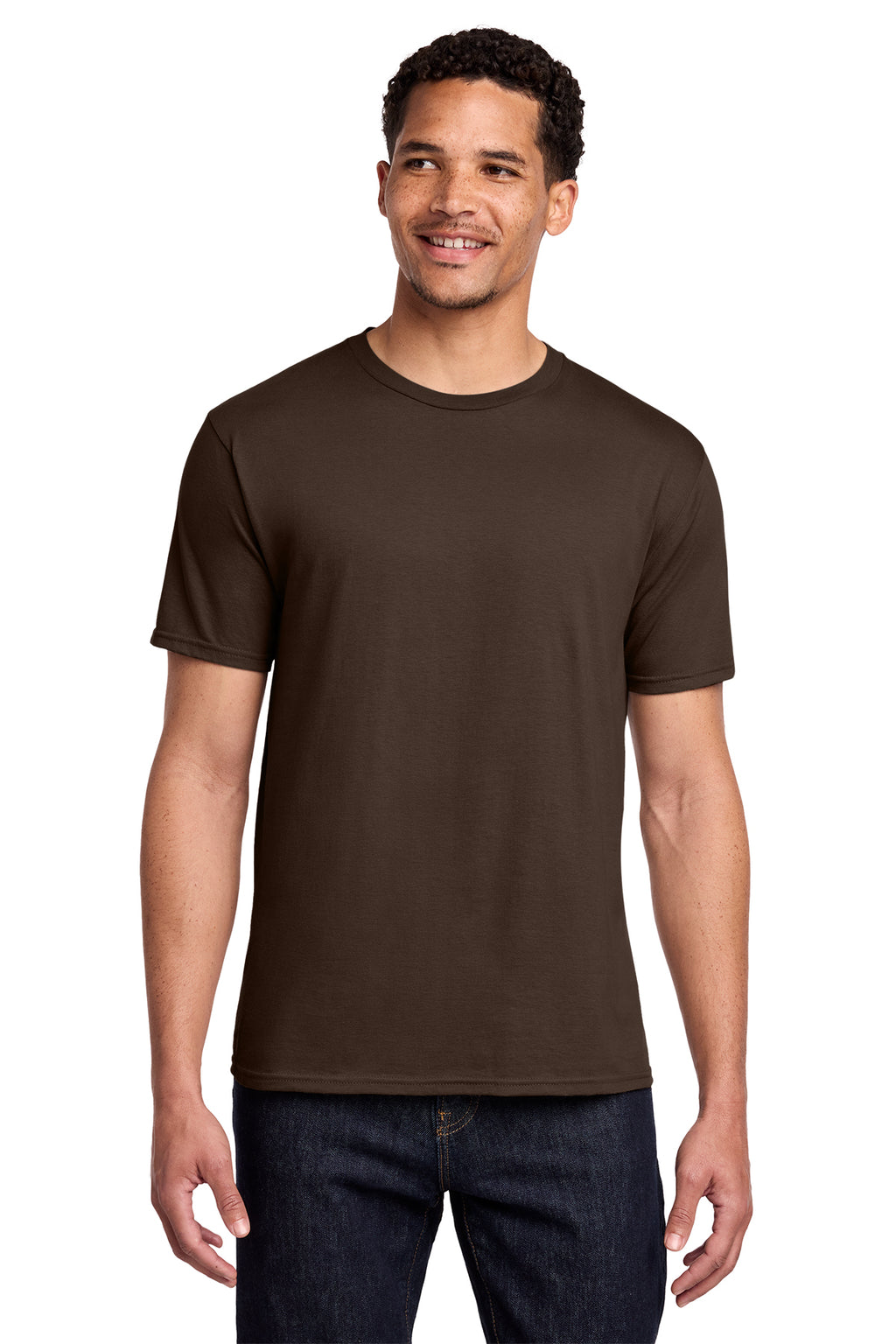 Port & Co Fan Favorite Tee - Dark Chocolate Brown