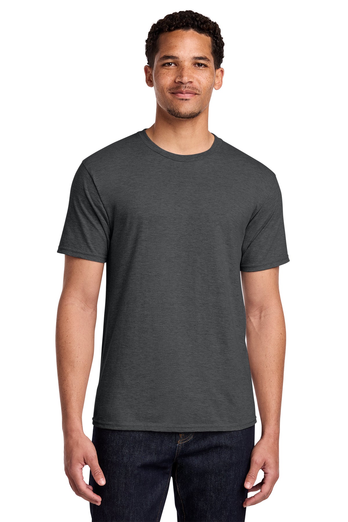 Port & Co Fan Favorite Tee - Dark Heather Grey