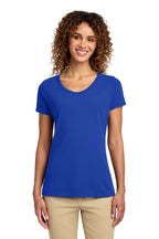 Port & Co Women's Fan Favorite V-Neck Tee - True Royal