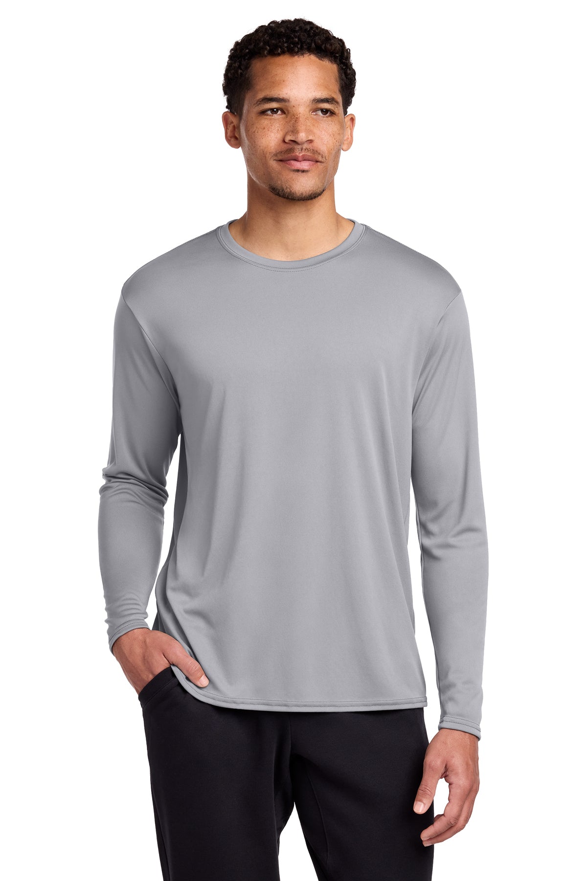 Port & Co™ Long Sleeve Performance Tee