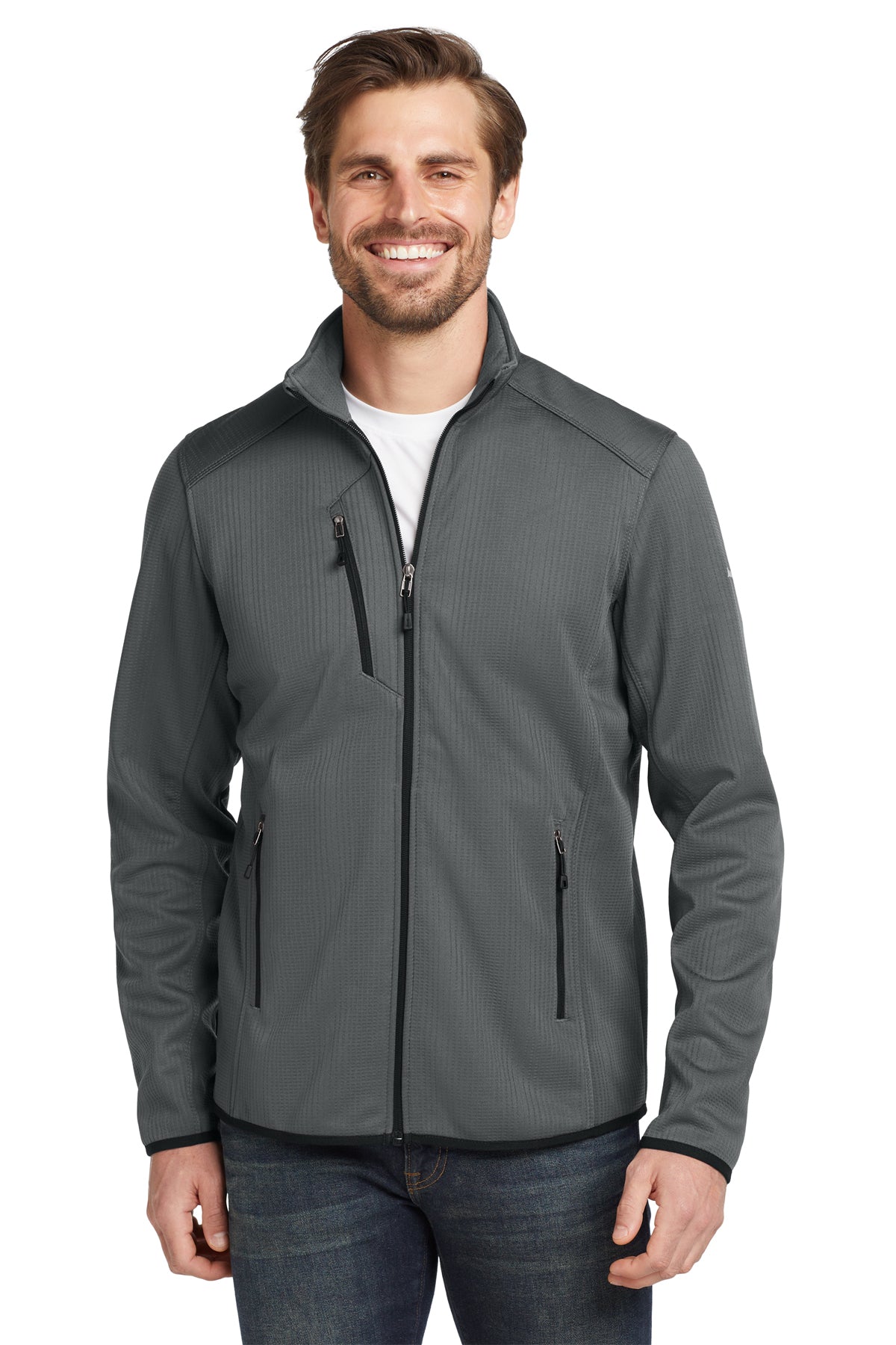 Eddie Bauer® Dash Full-Zip Fleece Jacket - Grey Steel